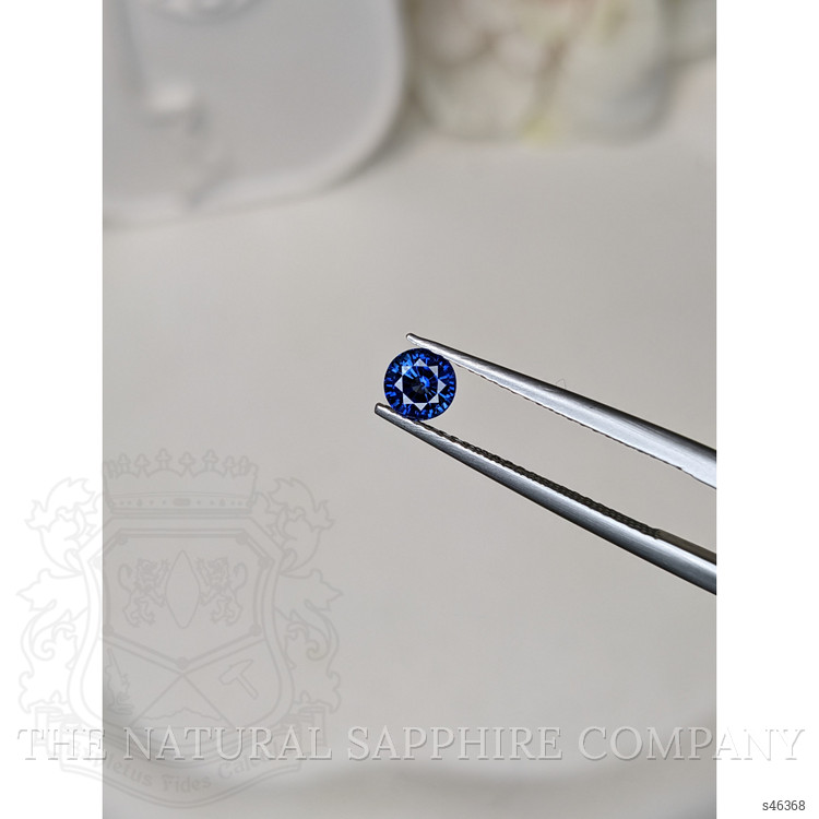 0.59 Ct. Blue Sapphire from Ceylon (Sri Lanka)