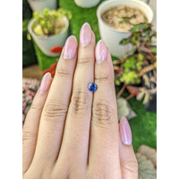0.81 Ct. Blue Sapphire from Ceylon (Sri Lanka) Life Style