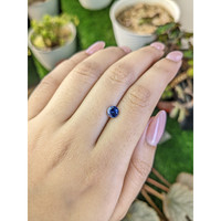 0.81 Ct. Blue Sapphire from Ceylon (Sri Lanka) Life Style