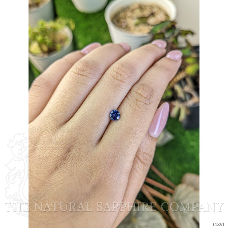 0.62 Ct. Blue Sapphire from Ceylon (Sri Lanka)