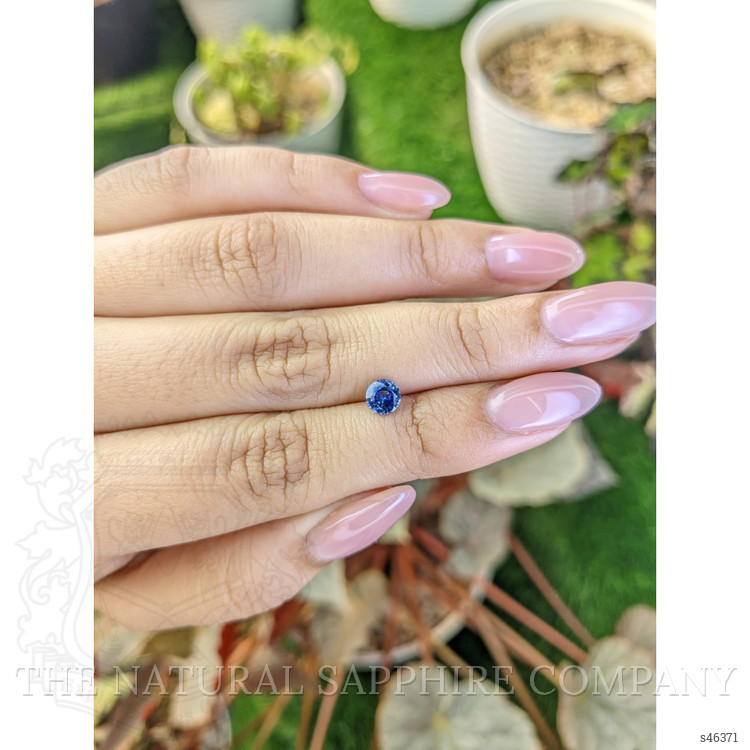 0.62 Ct. Blue Sapphire from Ceylon (Sri Lanka)