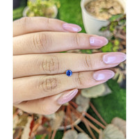 0.43 Ct. Blue Sapphire from Ceylon (Sri Lanka) Life Style
