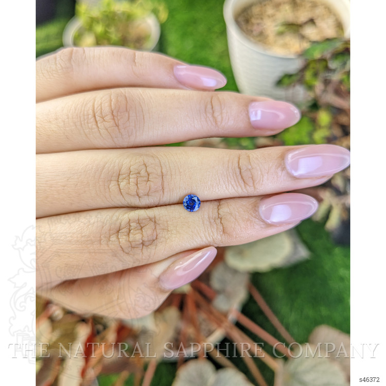 0.43 Ct. Blue Sapphire from Ceylon (Sri Lanka)