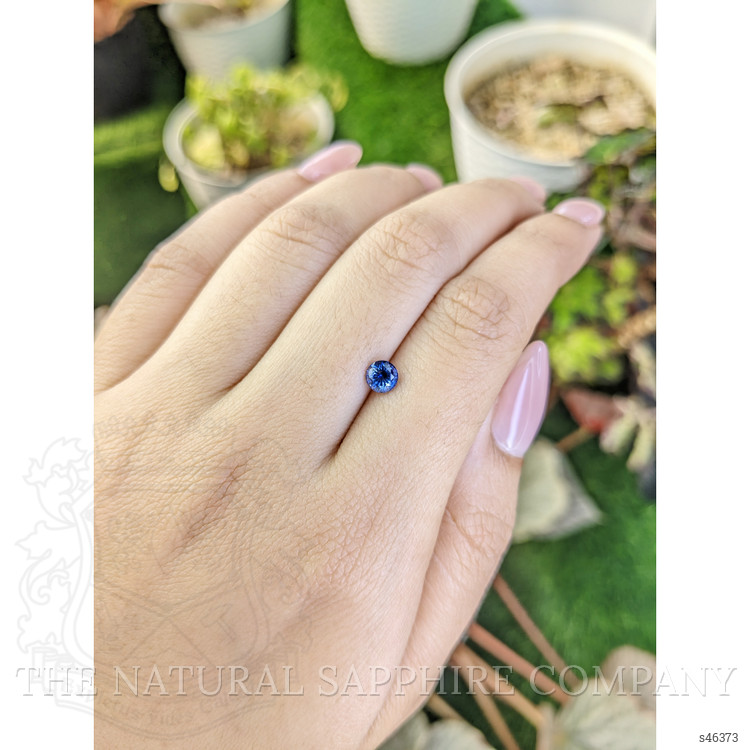 0.61 Ct. Blue Sapphire from Ceylon (Sri Lanka)