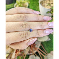 0.61 Ct. Blue Sapphire from Ceylon (Sri Lanka) Life Style