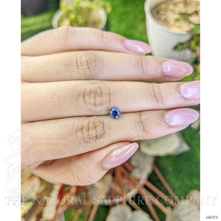0.61 Ct. Blue Sapphire from Ceylon (Sri Lanka)