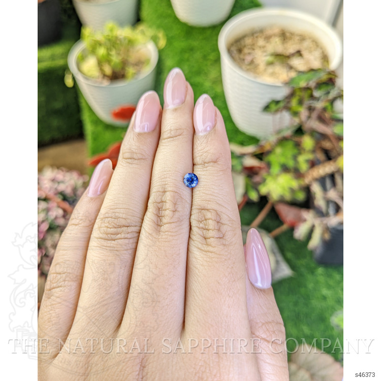 0.61 Ct. Blue Sapphire from Ceylon (Sri Lanka)