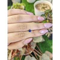 0.51 Ct. Blue Sapphire from Ceylon (Sri Lanka) Life Style