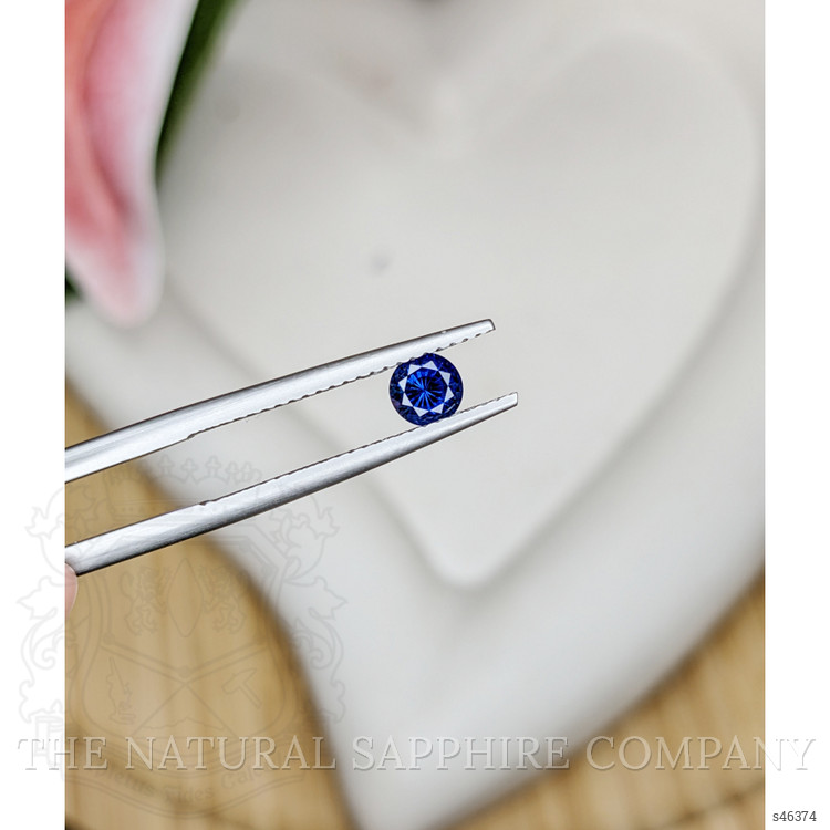 0.51 Ct. Blue Sapphire from Ceylon (Sri Lanka)