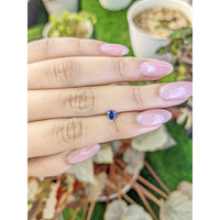 0.35 Ct. Blue Sapphire from Ceylon (Sri Lanka) Life Style
