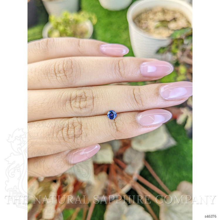 0.35 Ct. Blue Sapphire from Ceylon (Sri Lanka)