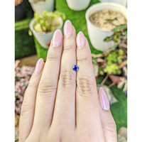 0.56 Ct. Blue Sapphire from Ceylon (Sri Lanka) Life Style