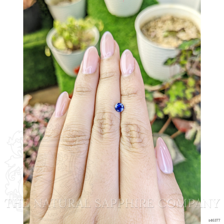 0.56 Ct. Blue Sapphire from Ceylon (Sri Lanka)