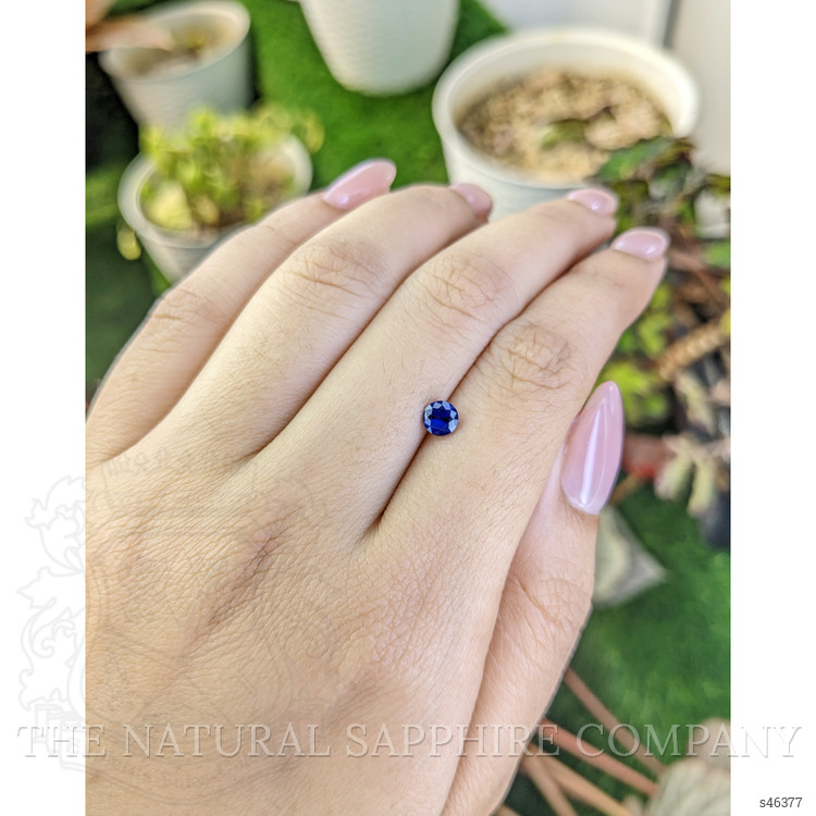 0.56 Ct. Blue Sapphire from Ceylon (Sri Lanka)