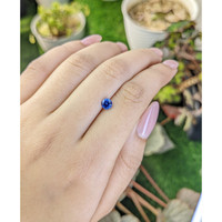 0.65 Ct. Blue Sapphire from Ceylon (Sri Lanka) Life Style