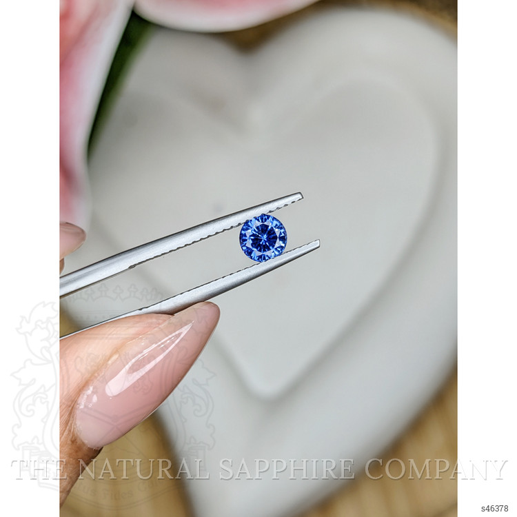 0.65 Ct. Blue Sapphire from Ceylon (Sri Lanka)