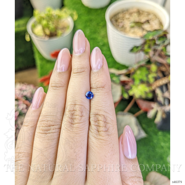 0.60 Ct. Blue Sapphire from Ceylon (Sri Lanka)
