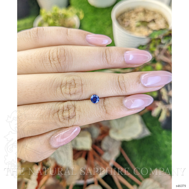 0.60 Ct. Blue Sapphire from Ceylon (Sri Lanka)