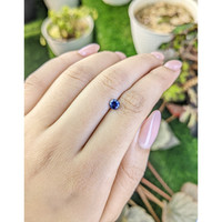 0.60 Ct. Blue Sapphire from Ceylon (Sri Lanka) Life Style