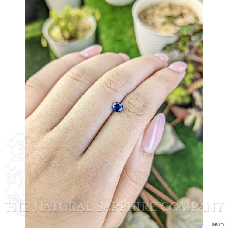0.60 Ct. Blue Sapphire from Ceylon (Sri Lanka)