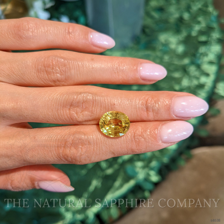 7.92 Ct. Yellow Sapphire from Ceylon (Sri Lanka)