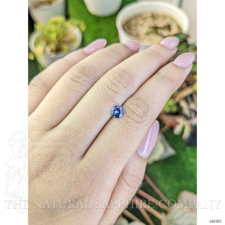 0.57 Ct. Blue Sapphire from Ceylon (Sri Lanka)