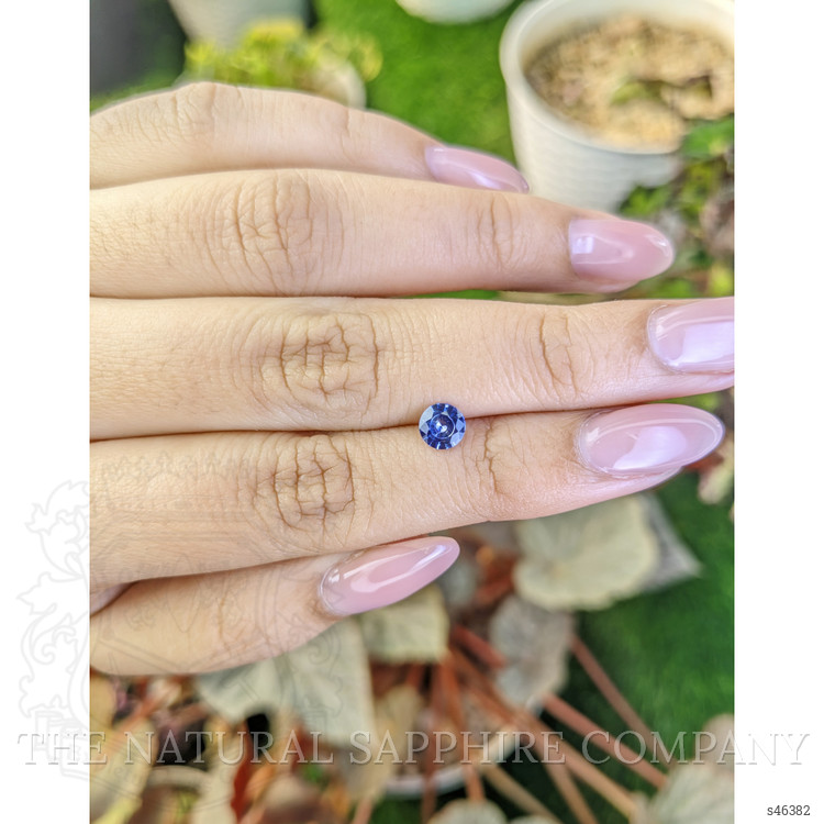0.57 Ct. Blue Sapphire from Ceylon (Sri Lanka)