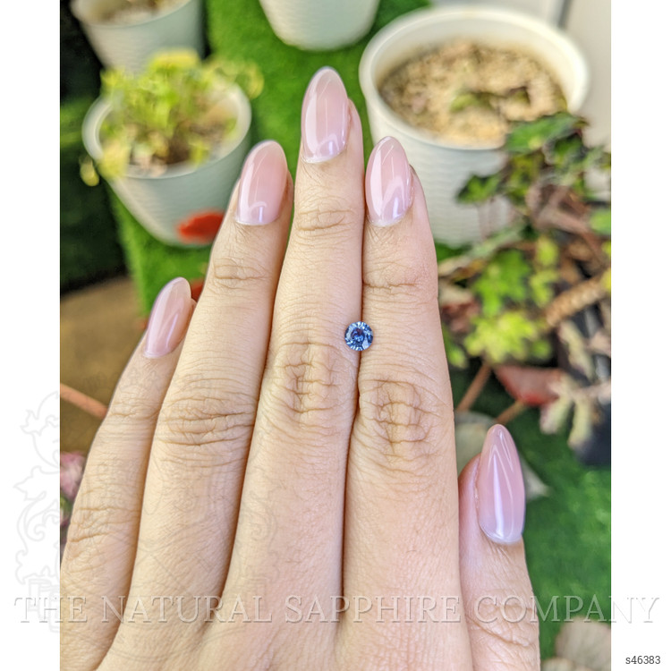 0.44 Ct. Blue Sapphire from Ceylon (Sri Lanka)