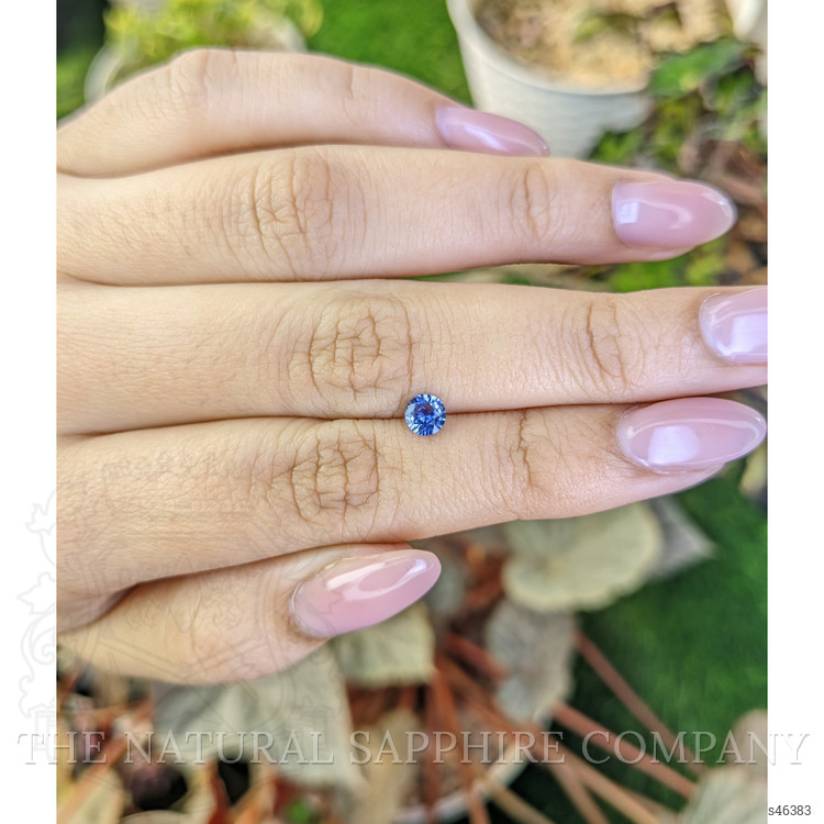 0.44 Ct. Blue Sapphire from Ceylon (Sri Lanka)