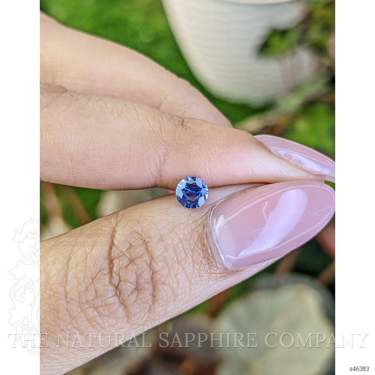 0.44 Ct. Blue Sapphire from Ceylon (Sri Lanka)