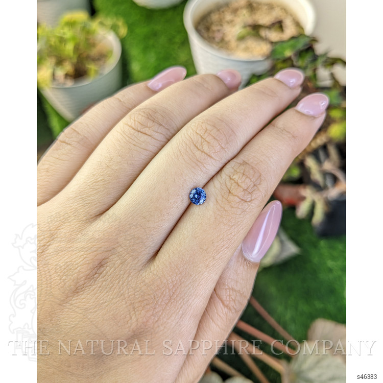 0.44 Ct. Blue Sapphire from Ceylon (Sri Lanka)