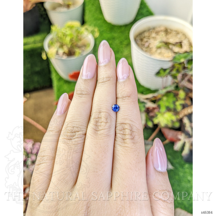0.46 Ct. Blue Sapphire from Ceylon (Sri Lanka)