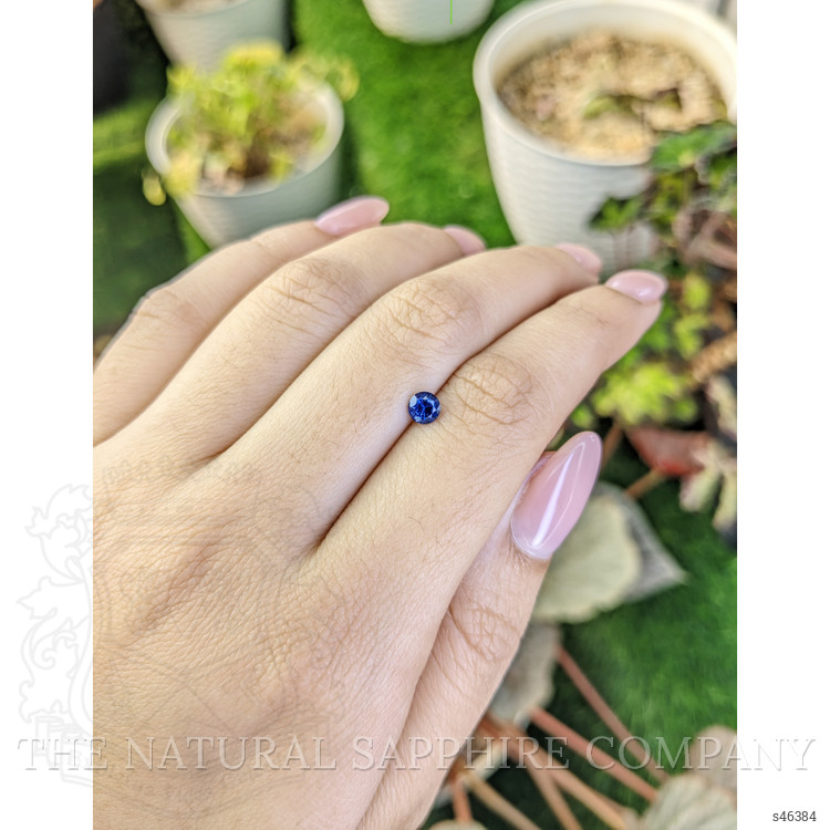 0.46 Ct. Blue Sapphire from Ceylon (Sri Lanka)