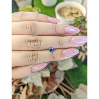 0.51 Ct. Blue Sapphire from Ceylon (Sri Lanka) Life Style