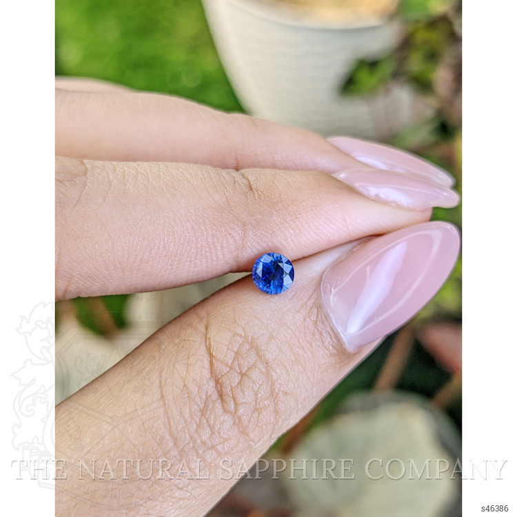 0.50 Ct. Blue Sapphire from Ceylon (Sri Lanka)