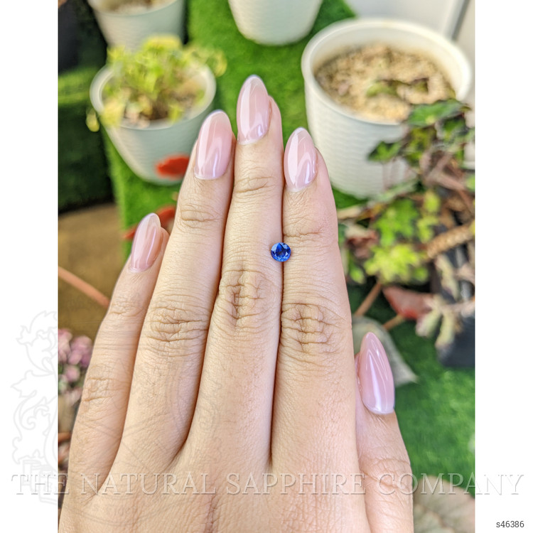 0.50 Ct. Blue Sapphire from Ceylon (Sri Lanka)