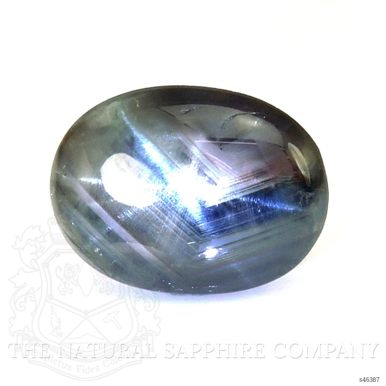 3.38 Ct. Bluish Grey Cabochon Star Sapphire from Ceylon (Sri Lanka)