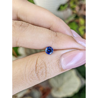 0.46 Ct. Blue Sapphire from Ceylon (Sri Lanka) Life Style