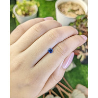 0.46 Ct. Blue Sapphire from Ceylon (Sri Lanka) Life Style