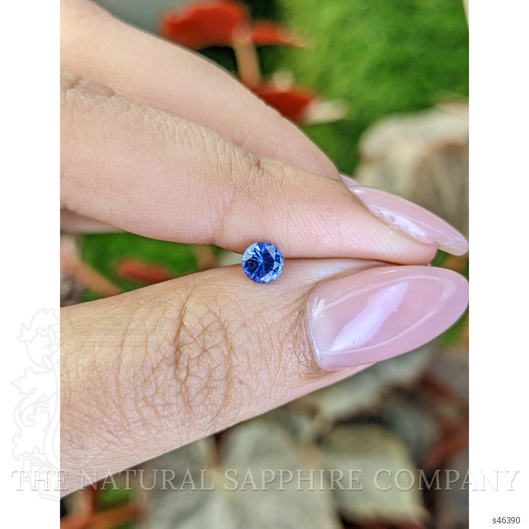 0.45 Ct. Blue Sapphire from Ceylon (Sri Lanka)
