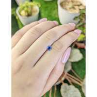 0.45 Ct. Blue Sapphire from Ceylon (Sri Lanka) Life Style