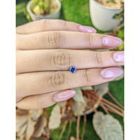 0.45 Ct. Blue Sapphire from Ceylon (Sri Lanka) Life Style