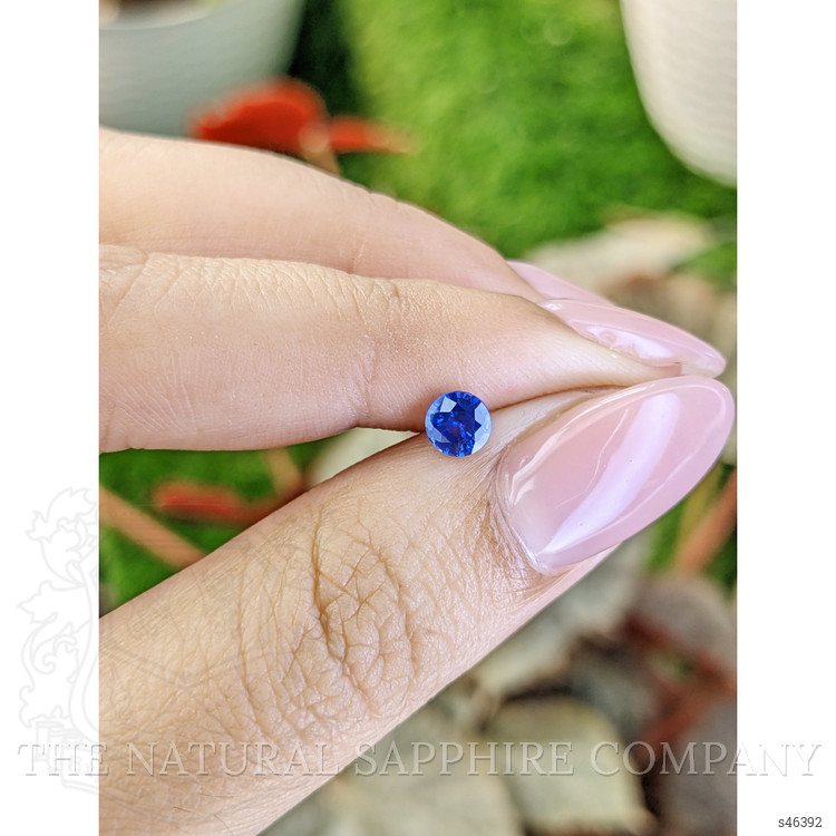 0.49 Ct. Blue Sapphire from Ceylon (Sri Lanka)