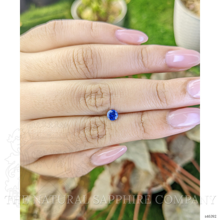 0.49 Ct. Blue Sapphire from Ceylon (Sri Lanka)