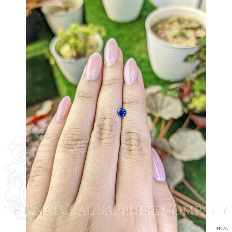 0.50 Ct. Blue Sapphire from Ceylon (Sri Lanka)