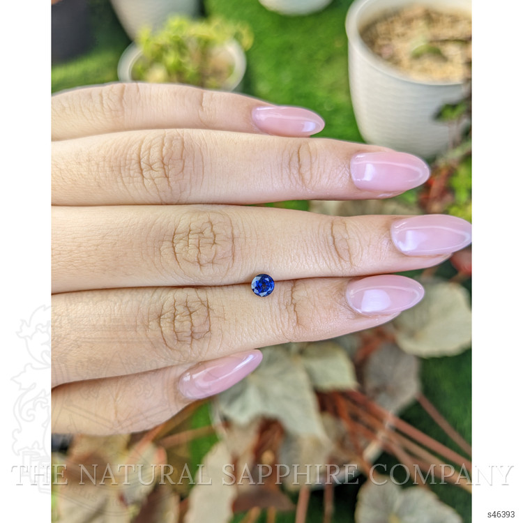 0.50 Ct. Blue Sapphire from Ceylon (Sri Lanka)