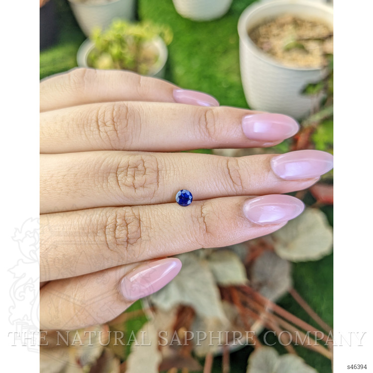 0.50 Ct. Blue Sapphire from Ceylon (Sri Lanka)