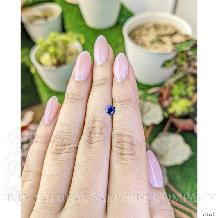 0.50 Ct. Blue Sapphire from Ceylon (Sri Lanka)