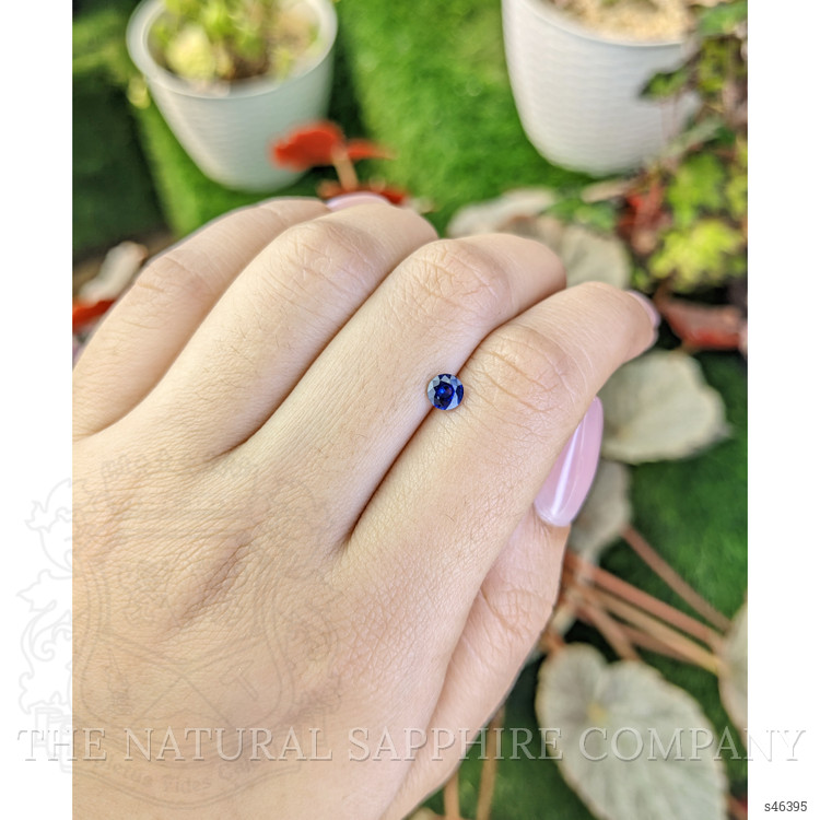 0.48 Ct. Blue Sapphire from Ceylon (Sri Lanka)