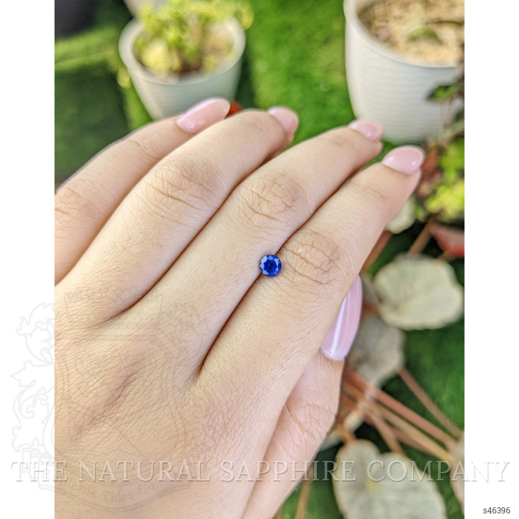 0.48 Ct. Blue Sapphire from Ceylon (Sri Lanka)
